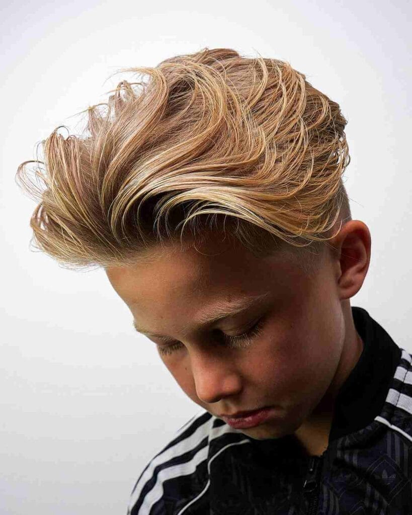 Boys Long Haircuts: Cool, Dashing Styles for a Bold Look! 17 The Side Swept for Thin Hair