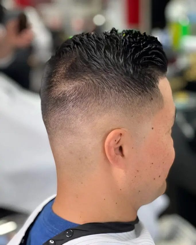 High and Tight Haircut Long on Top