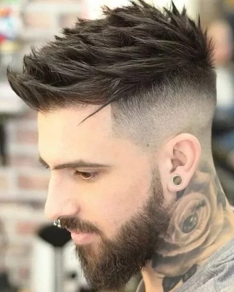 Haircut Types for Men with quiff