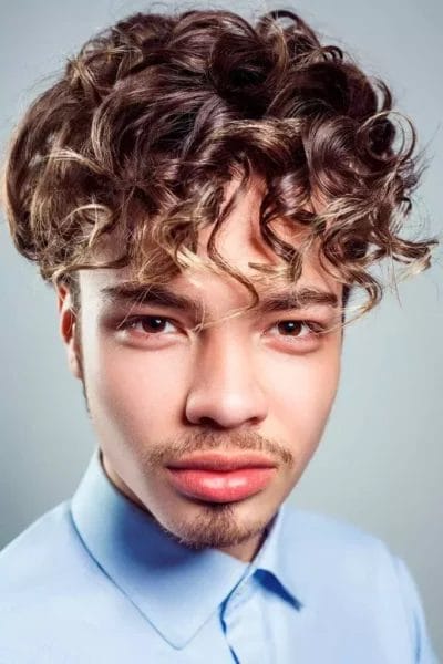 Asymmetrical Wild Afro Haircut