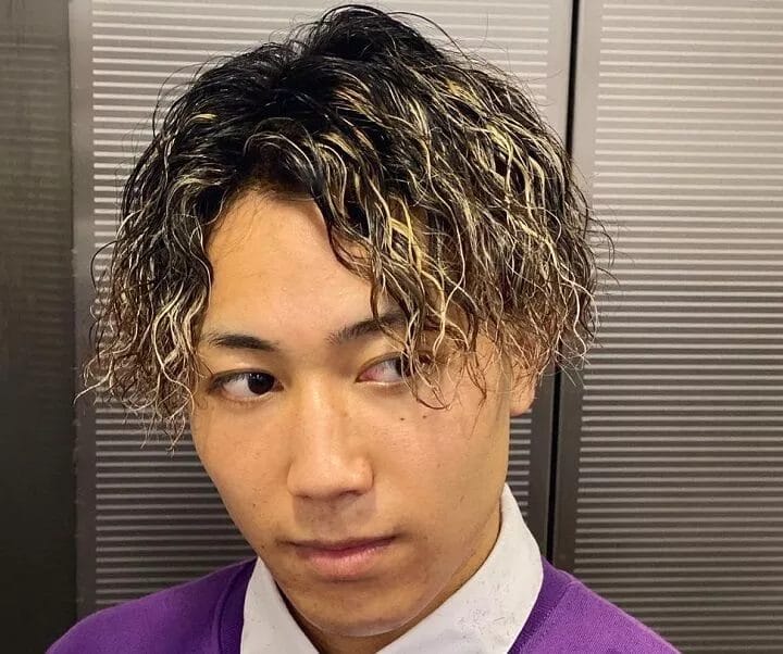Merge Styles with Disconnected Undercut with Wavy Korean Perm