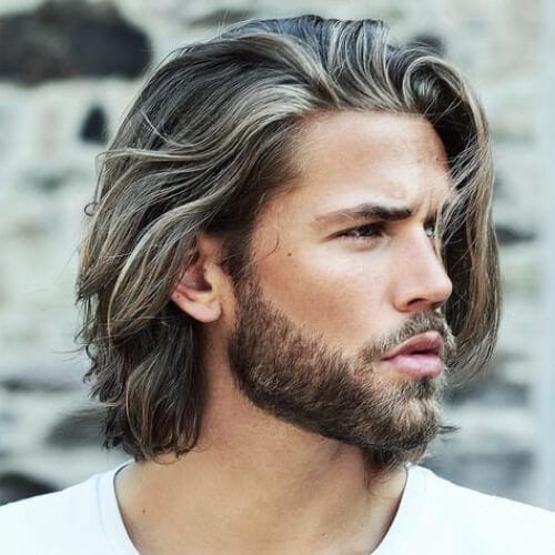 Men's Layered Blowout Hair