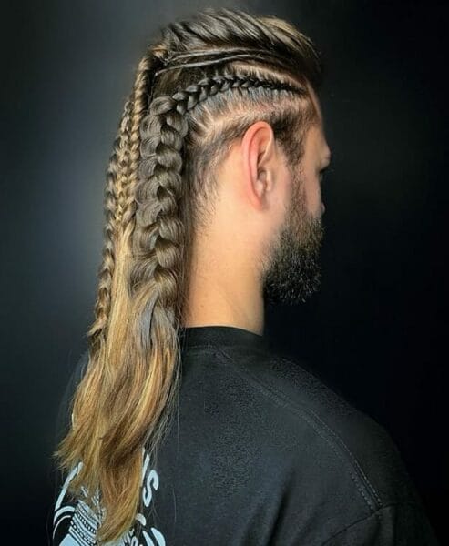 Braided Long Hairstyles for Men