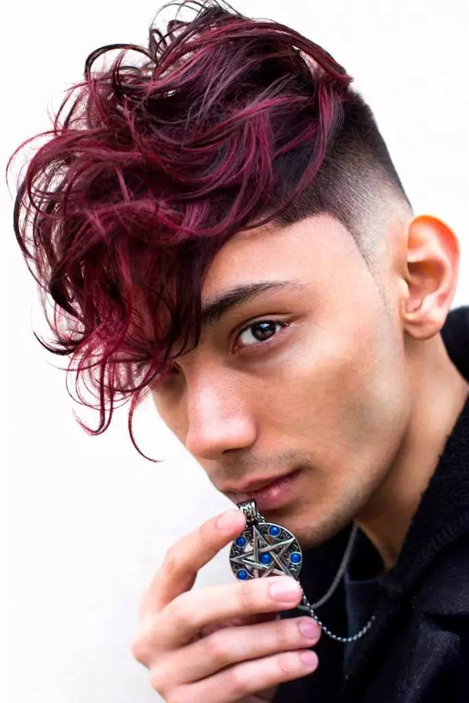 Men's Prom Hairstyles: Stand Out & Impress on Your Big Night! 20 Undercut with Crazy Highlights