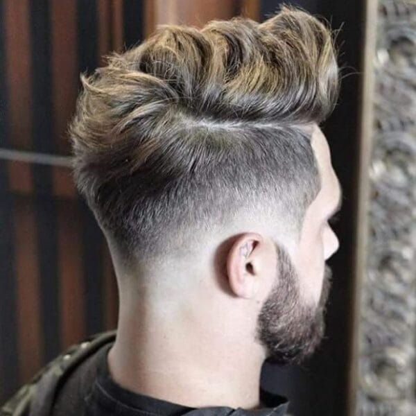 Pomp Messy Hairstyles For Men