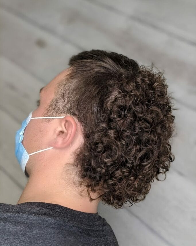 Perm Mullet 132 23 Gorgeous Perm Hairstyles for Men Hot lasting Appearance