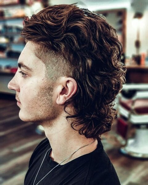 Perm Mullet 26 23 Gorgeous Perm Hairstyles for Men Hot lasting Appearance