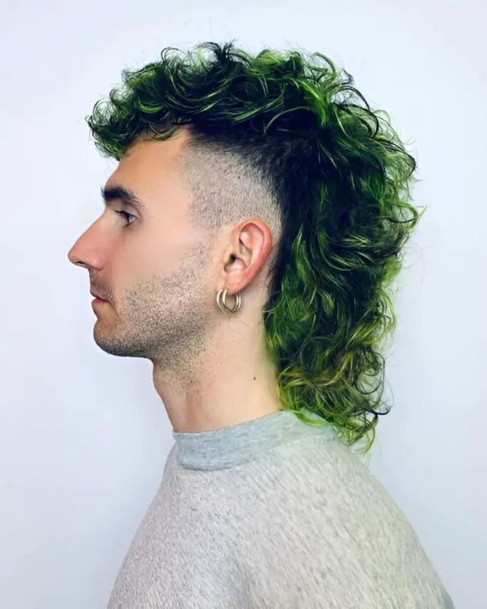 Highlighted Mullet Perm