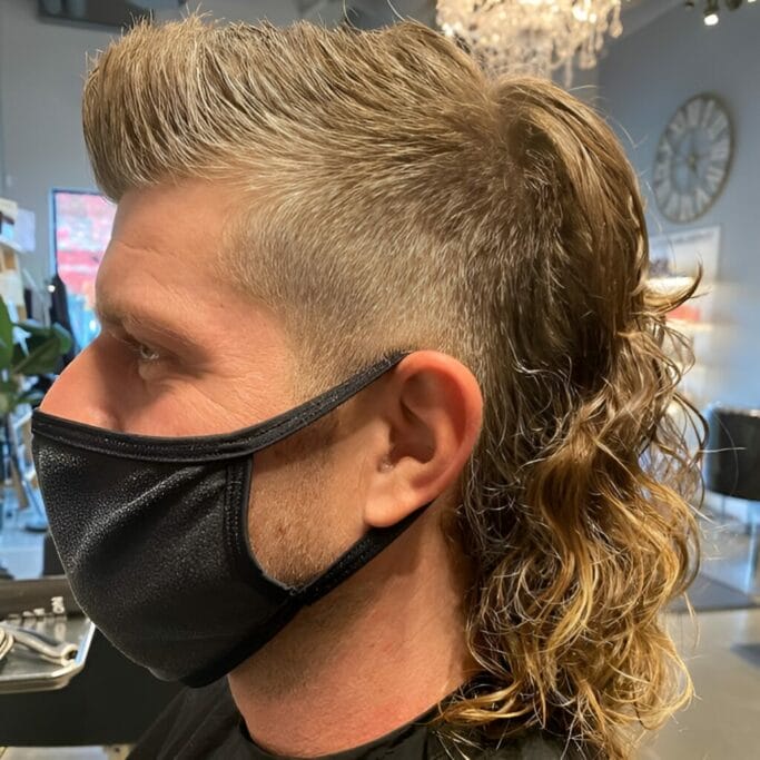 Perm Mullet 29 1 23 Gorgeous Perm Hairstyles for Men Hot lasting Appearance