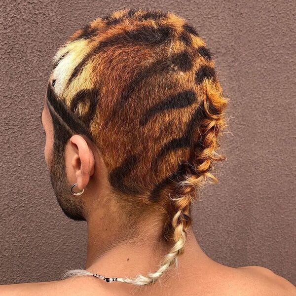 Mohawk with Braided Rat Tail