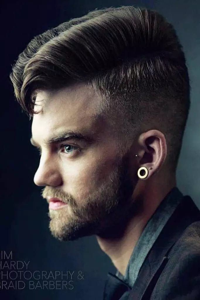 french roll Rockabilly Hairstyles for Men