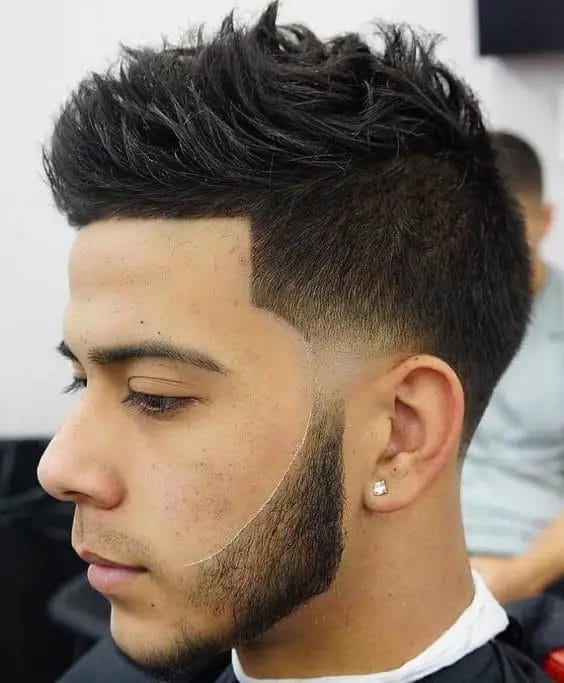 Shape Up Haircut with Spiky Top