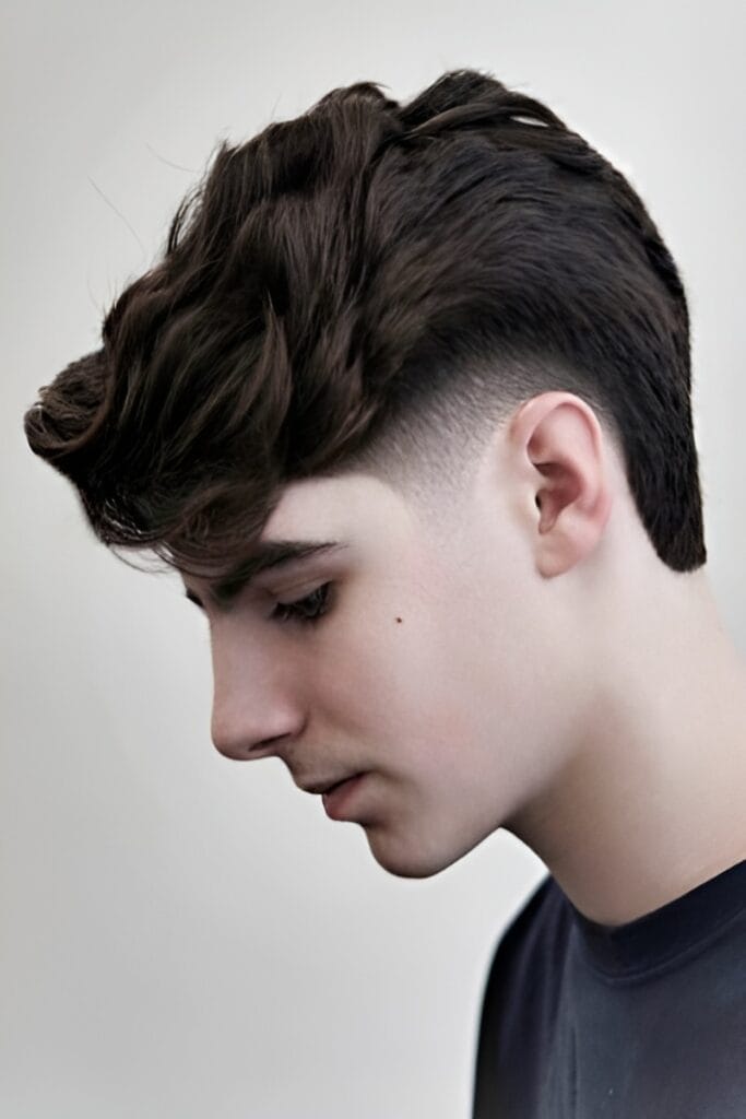 Short Fade Haircuts for Men: Elevate Your Style Game in No Time 20 The Slicked-Back Fade
