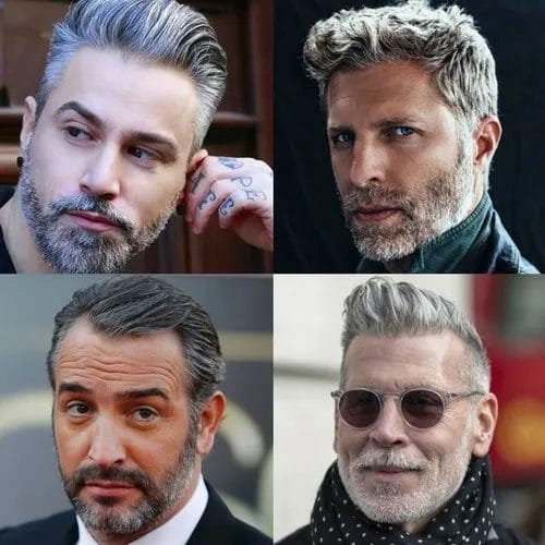 Silver Hair Ideas for Men: Dazzling Silver Fox Makeover For Stylish Men