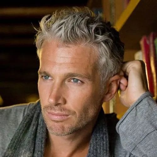 Silver Hair Ideas For Men: Dazzling Silver Fox Makeover For Stylish Men ...