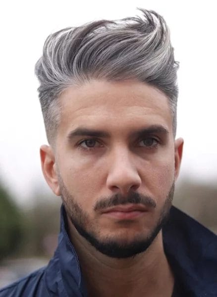 Silver Hair Ideas for Men