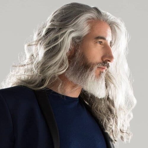 Silver Hair Ideas for Men