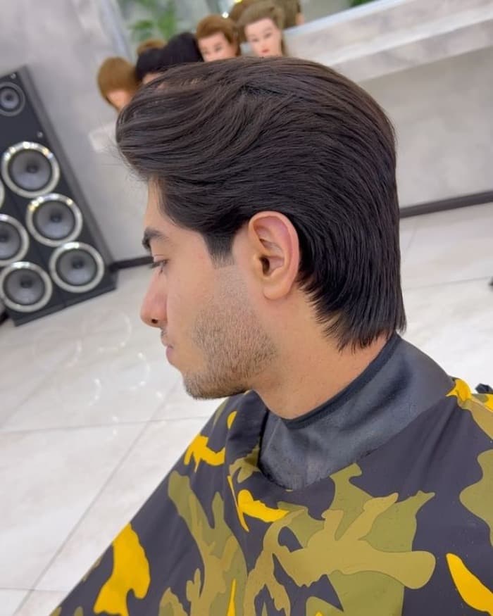 Haircuts For Men With Thick Hair Masculine Hairstyle Ideas 17 Brush Up Slicked Back