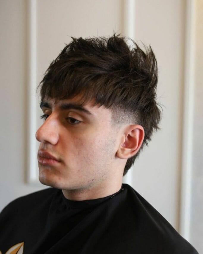 Brushed Up Fringe Haircuts for Men with Small Heads