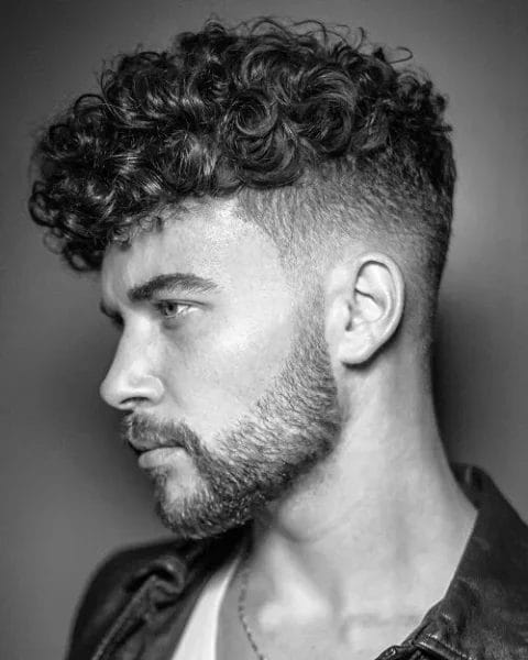 Square It Up: Men's Haircuts for Square Faces to Rock Your Look 9 Messy curls Men's Haircuts for Square Faces