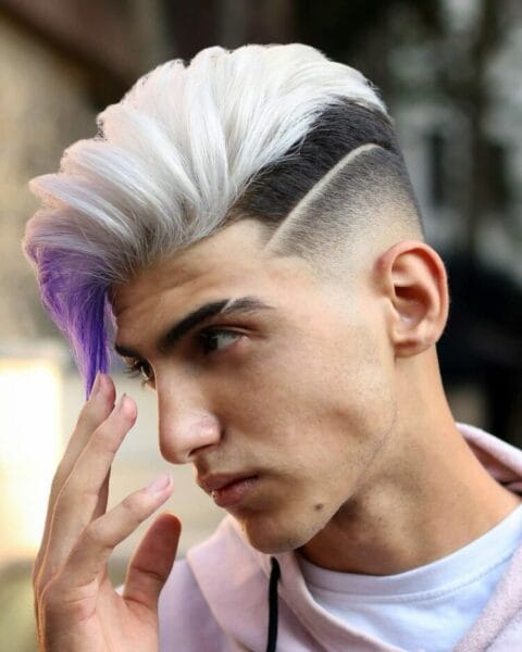 temp fade Undercut Hairstyles for Men