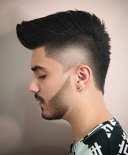 Brushed-up Men's Haircuts for Straight Hair
