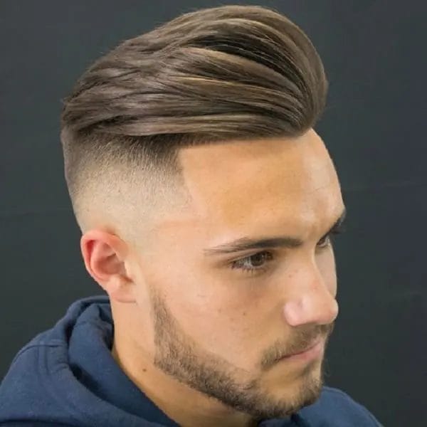 High Fade Side Part