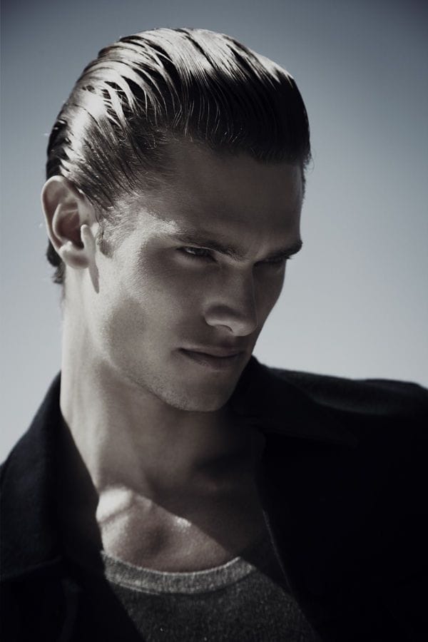 The Classic Slicked-Back Look