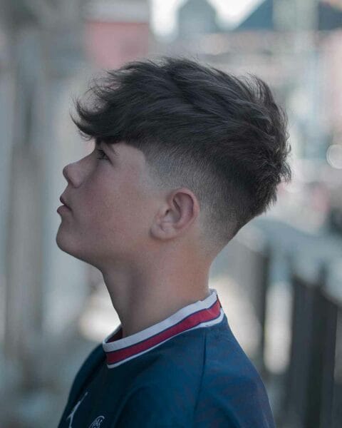 The Clean Fade with a Textured Top