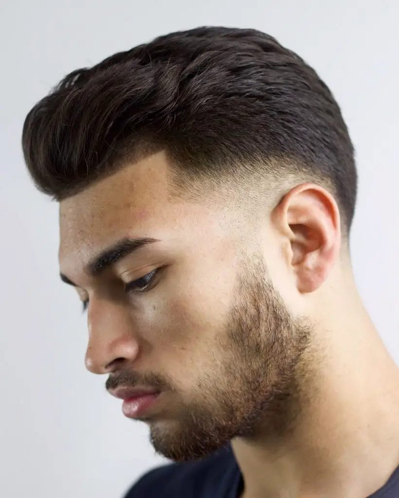 Classic men's Haircut medium length