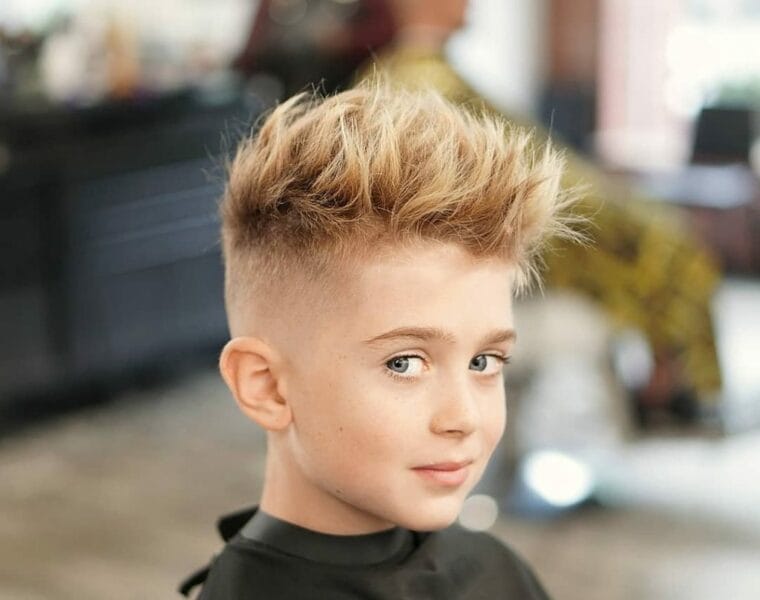 Short and Spiky Style little boys