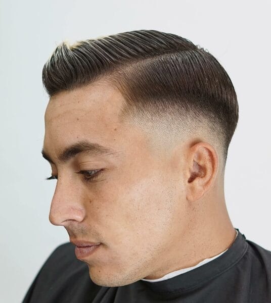 shaved sides haircut for men