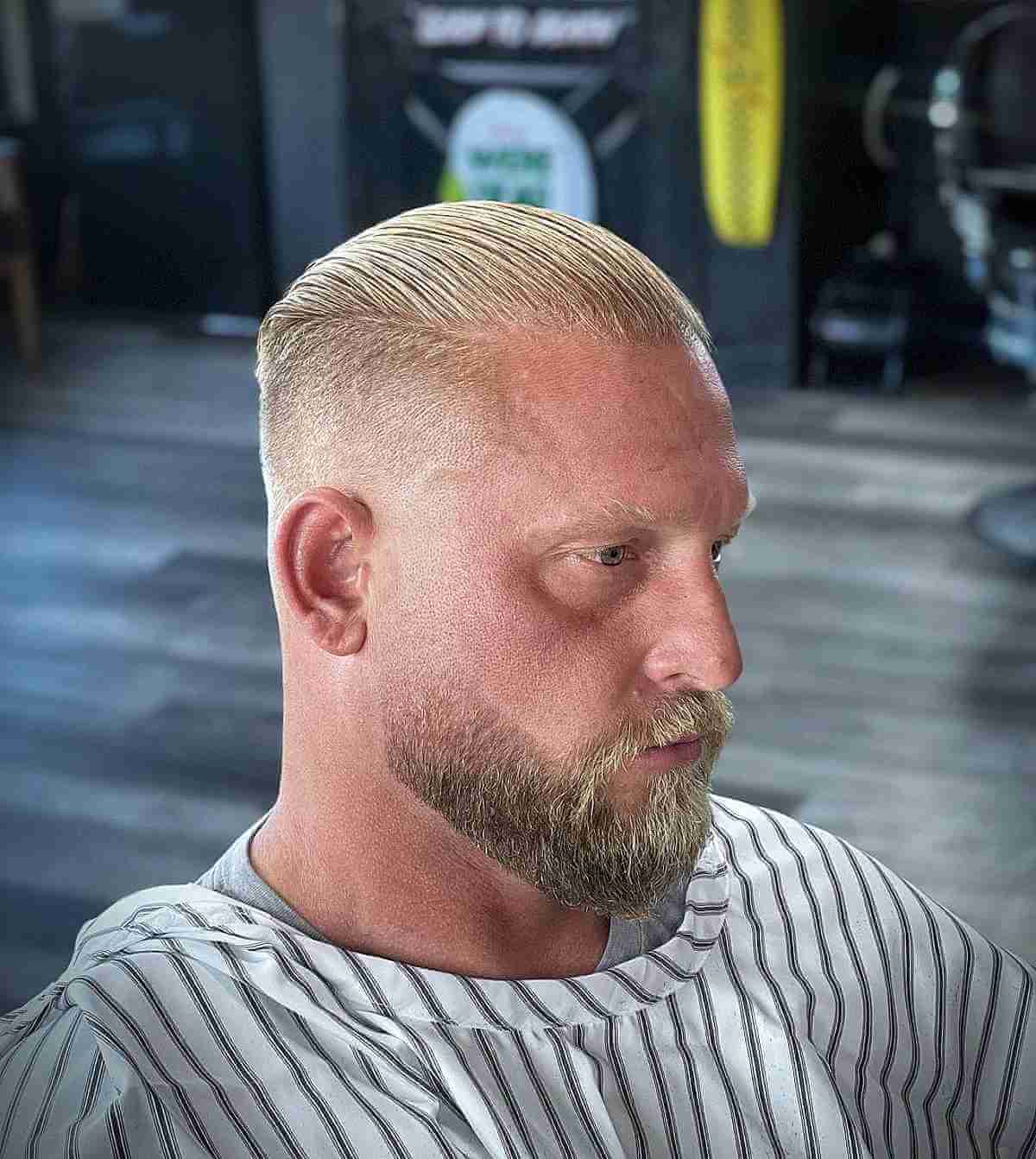 Slicked Back Haircut For Men With Thin Hair