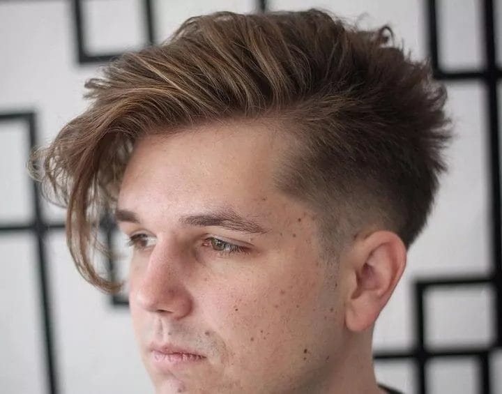 side part Rockabilly Hairstyles for Men