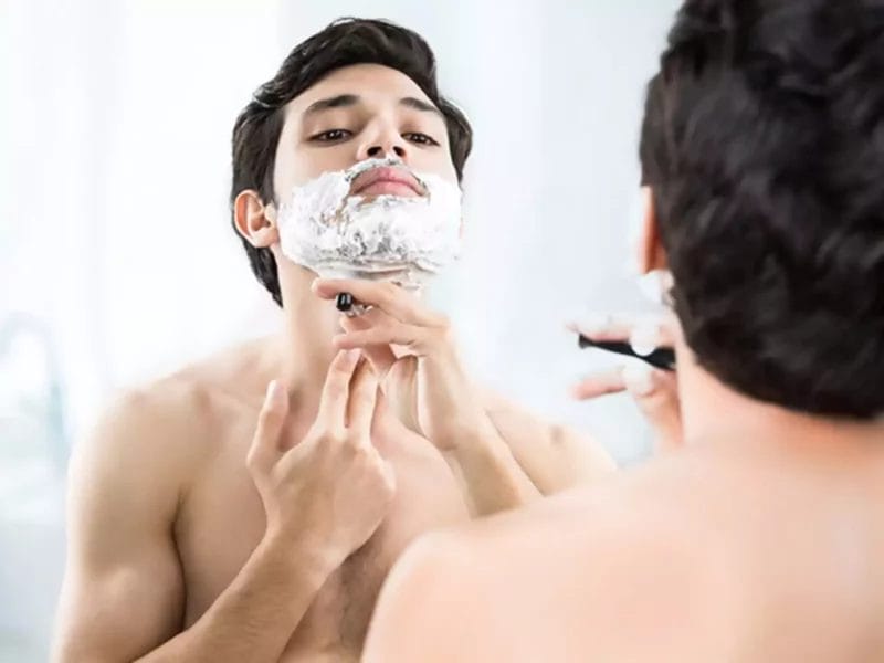 Shaving With A Cut Throat Razor