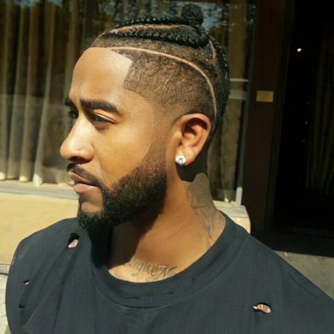 Mid Fade Haircuts That Will Make You Stand Out In a Crowd 27 Cornrow Top