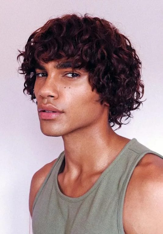 Messy Perm for Men