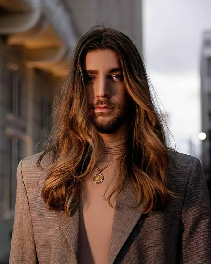 99 Men’s Haircuts That Will Turn Heads 38 long straight men hairstyle