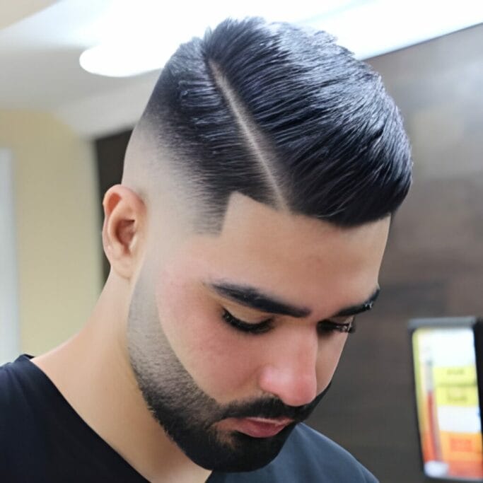 side part short haircut 1 Discover the Hottest Trend in Men's Skin Fade Haircuts