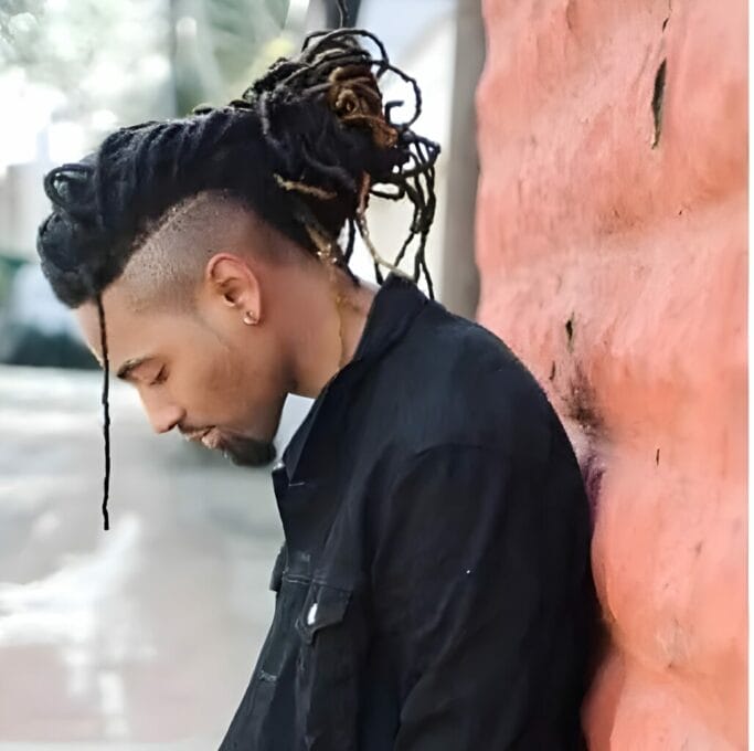 Long High Top Dreads with Undercut