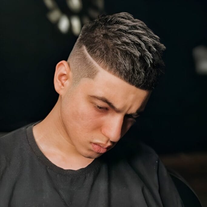Hard Part Haircuts: French Crop Hard Parted