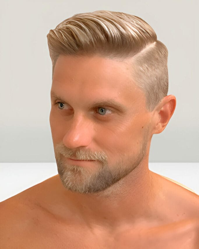 Hard Part Haircuts: 25 Sleek Hairstyles To Awaken Your Classy Self 6 Hard Part Haircuts: Kennedy Cut