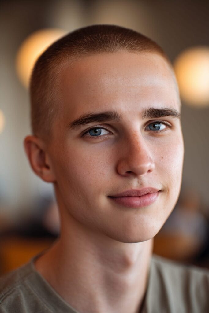 Buzz cut for Big foreheads 1 Best Buzz Cut Styles for Guys with a Big Forehead