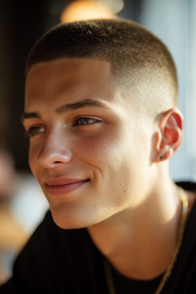 How to Buzz Cut at Home 3 Best Buzz Cut Styles for Guys with a Big Forehead