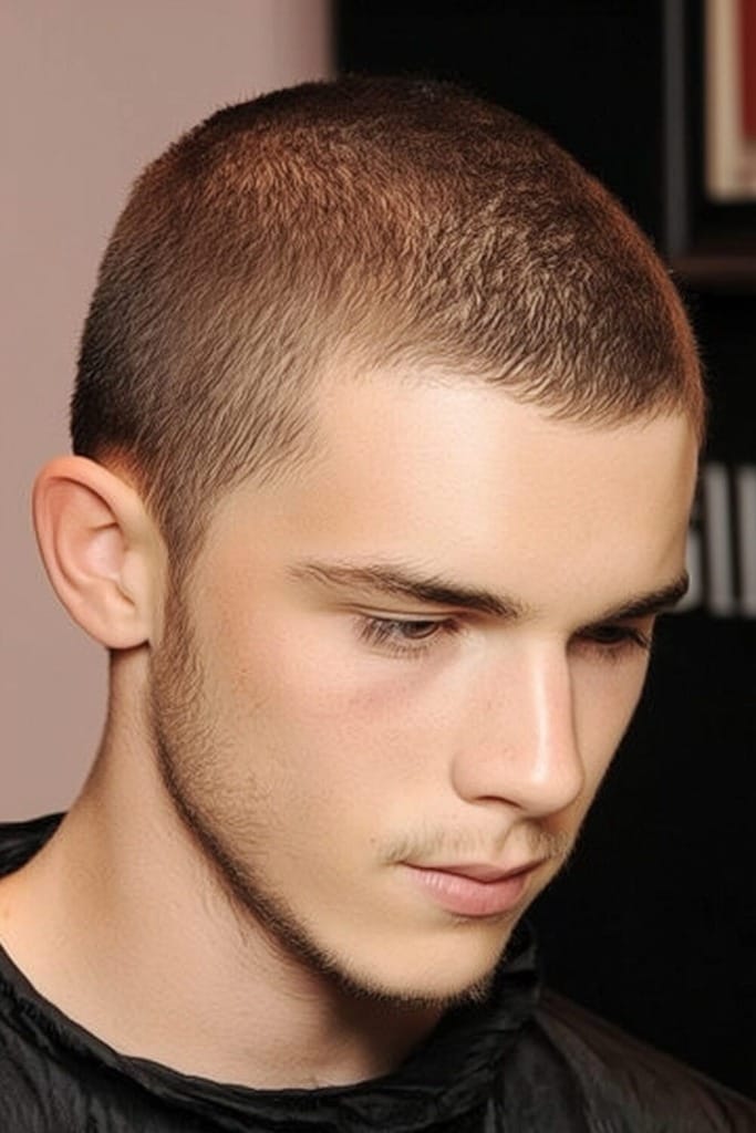 WIDOWS PEAK 9 Best Buzz Cut Styles for a Sharp Widows Peak Look