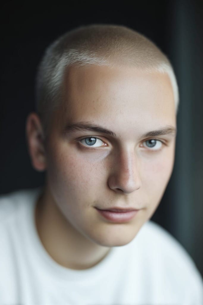 bleached buzz cut 6 Bleached Buzz Cut Ideas to Level Up Your Look Today