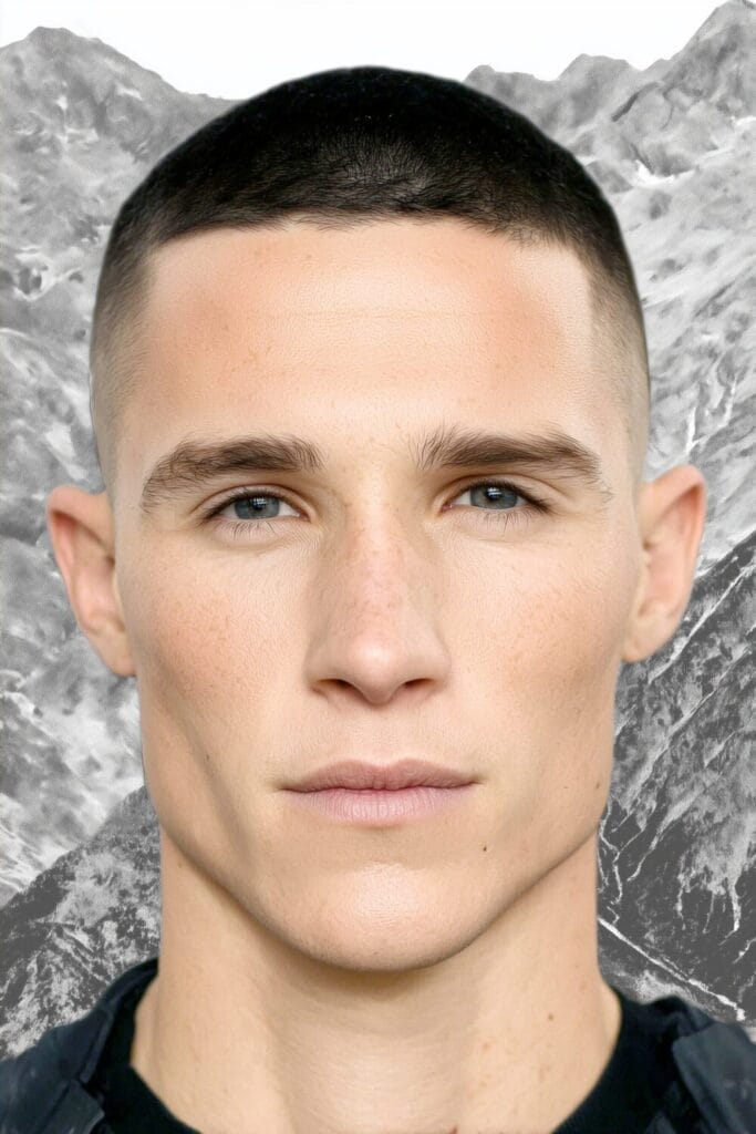 buzz cut dimond face shape 3 Best Buzz Cut Styles for a Diamond Face Shape