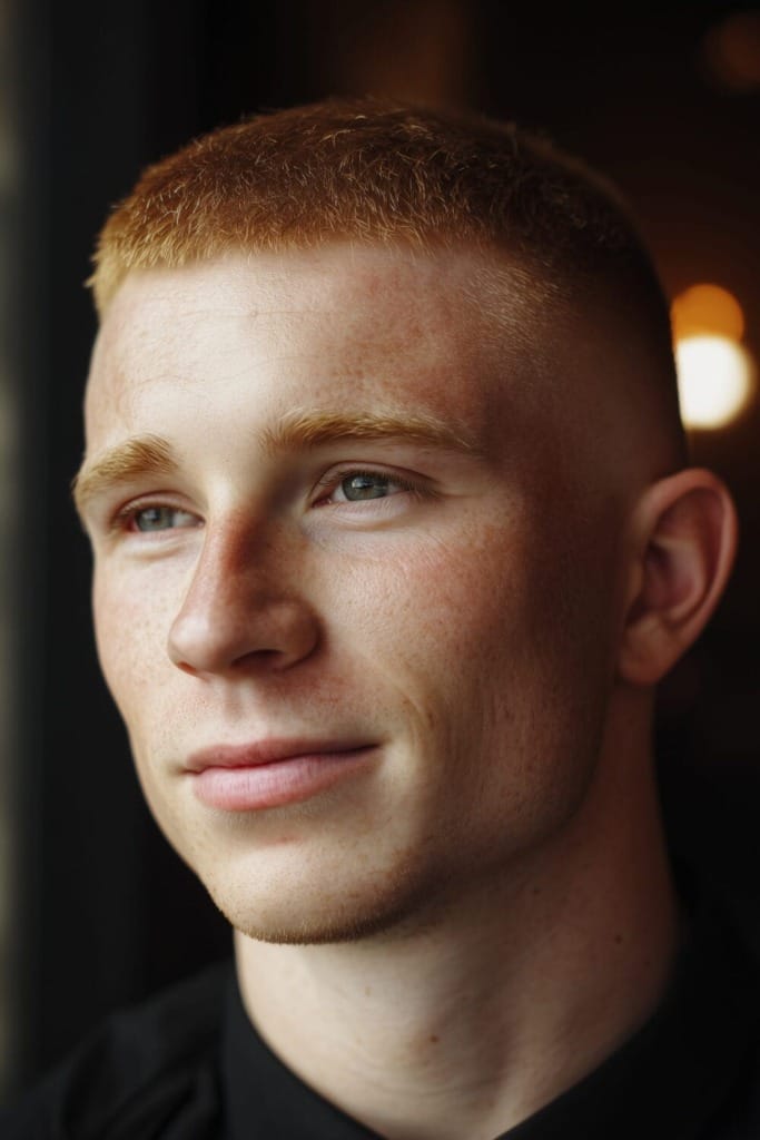 buzz cut ginger hair 15 Best Buzz Cut Styles for Ginger Hair That Turn Heads
