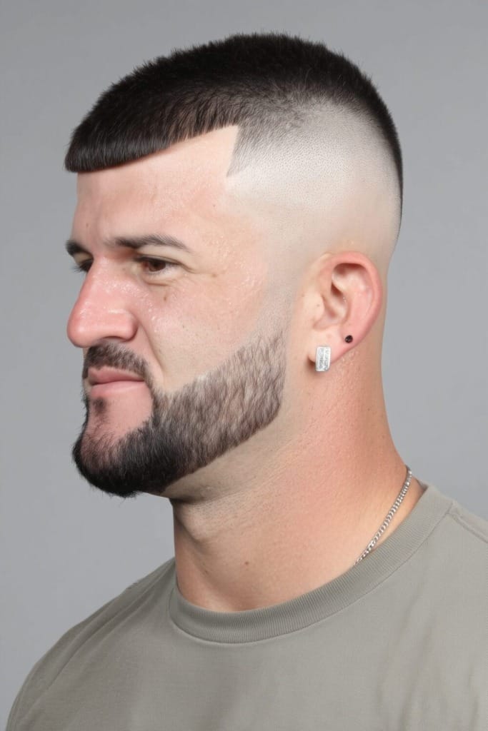 buzz cut mohawk 11 Buzz Cut Mohawk Ideas That Turn Heads Instantly