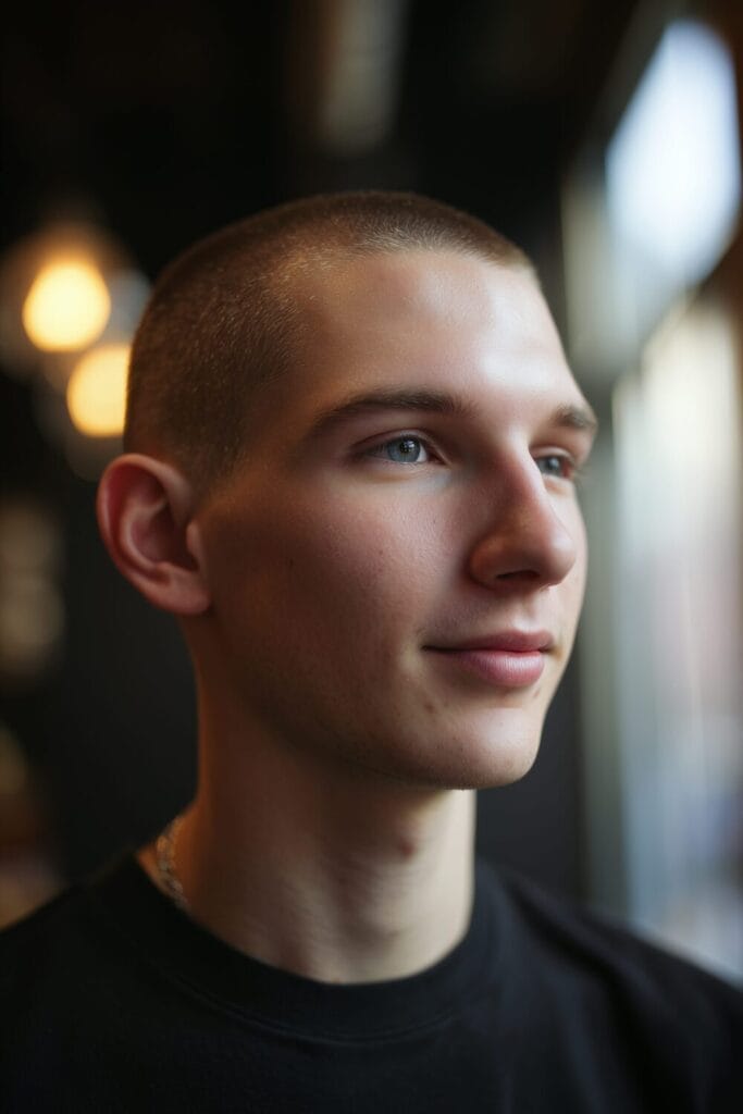 Buzz Cut for Round Face 4 Best Buzz Cut Styles That Flatter a Round Face Shape